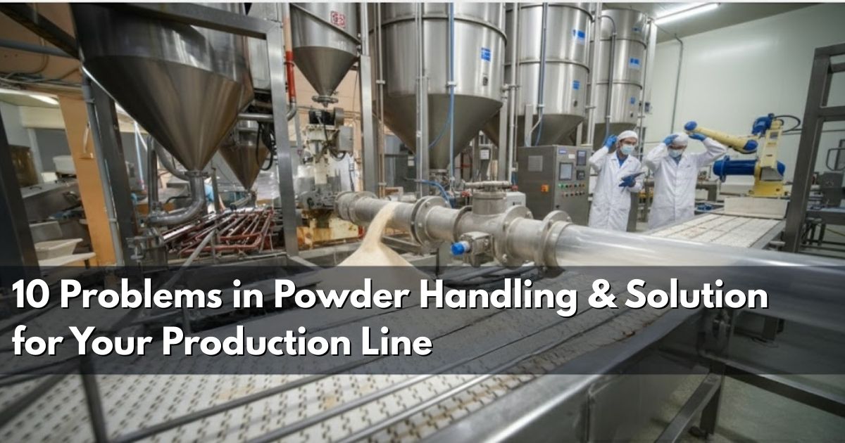 Top 10 Problems in Powder Handling and How to Fix Them in Your Production Line