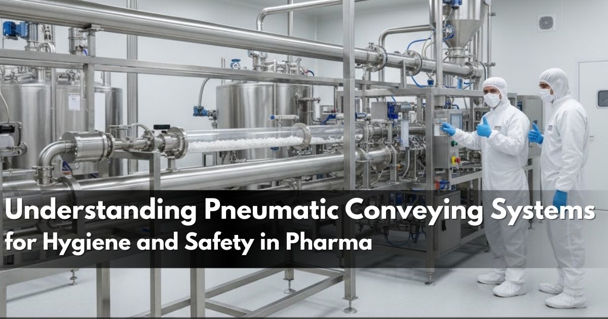How Pneumatic Conveying Systems Improve Hygiene and Safety in Pharma Manufacturing
