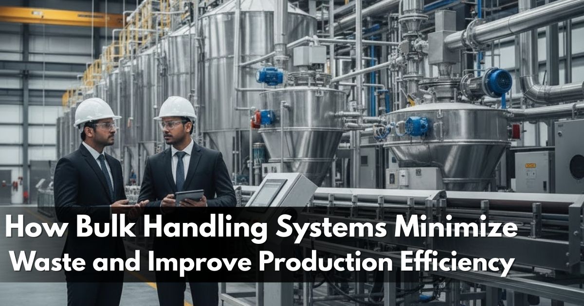 How Bulk Material Handling Systems Reduce Product Loss and Improve Production Efficiency