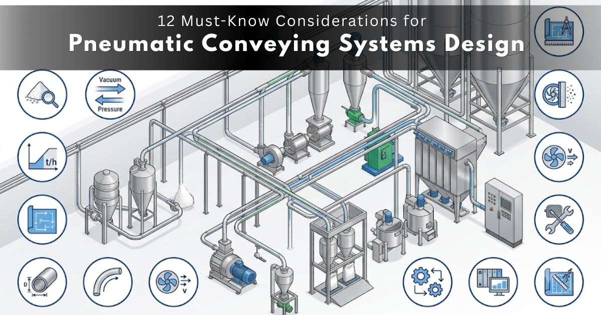 12 Must-Know Considerations forPneumatic Conveying Systems Design