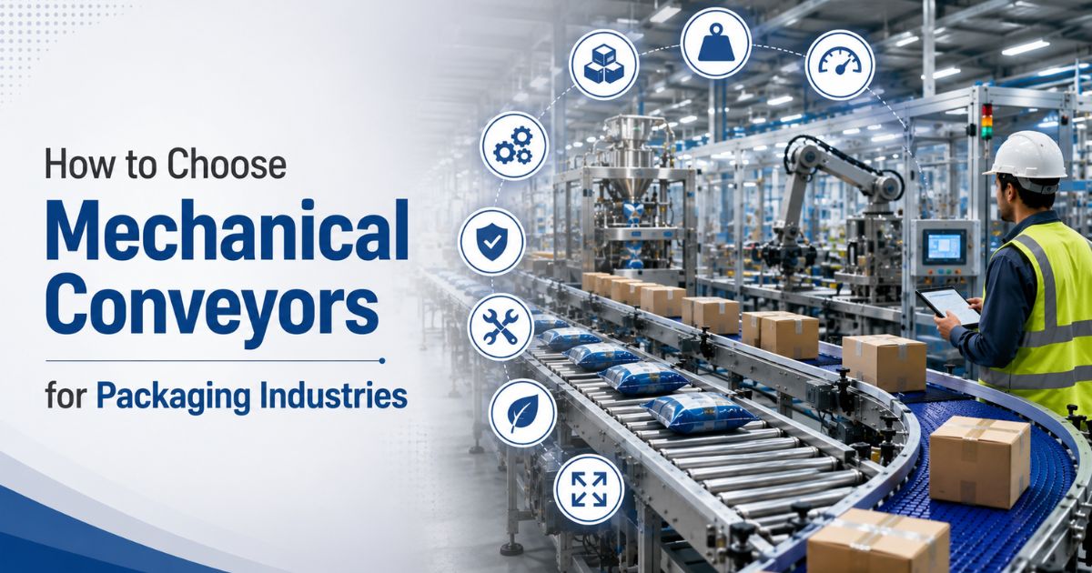How to Choose Mechanical Conveyors for Packaging Industries