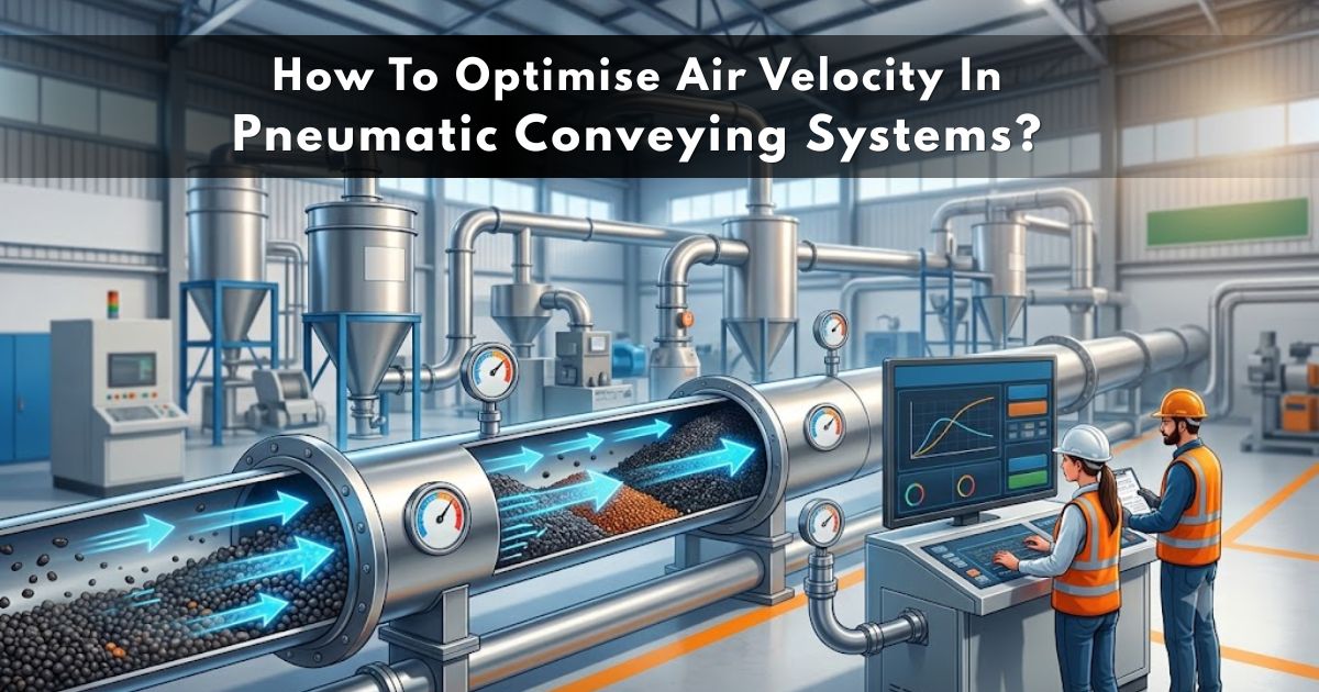 How to Optimise Air Velocity in Pneumatic Conveying Systems?