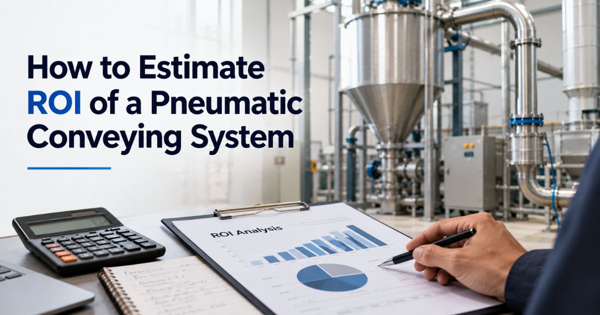 How to Estimate ROI of a Pneumatic Conveying System