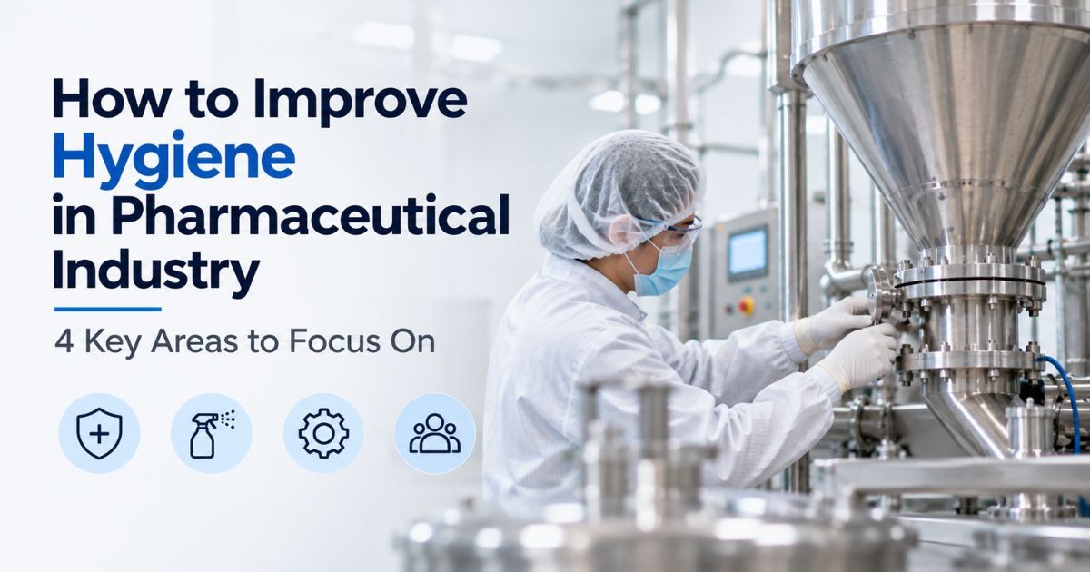 How to Improve Hygiene in Pharmaceutical Industry: 4 Key Areas to Focus On